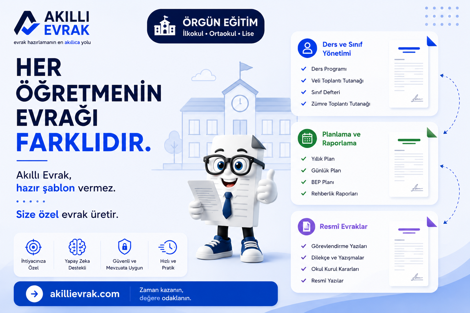 Hazır Şablon Değil, Size Özel Evrak
